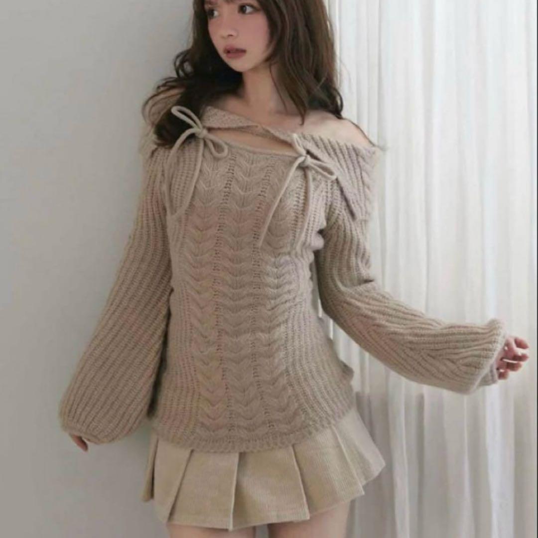 andmary aura cable knit tops ニット トップス - メルカリ