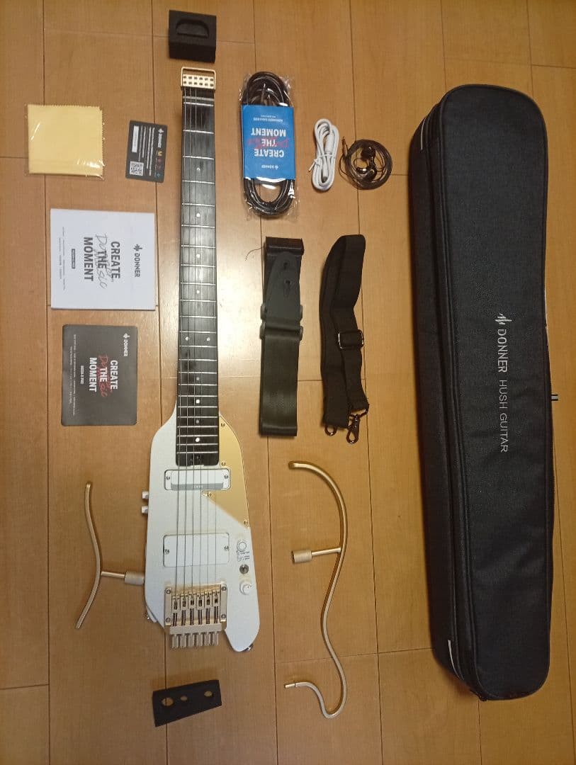 Donner HUSH-X Pro ホワイトリュックス DONNER HUSH-X Pro ホワイトリュクス ヘッドレスギター エフェクト