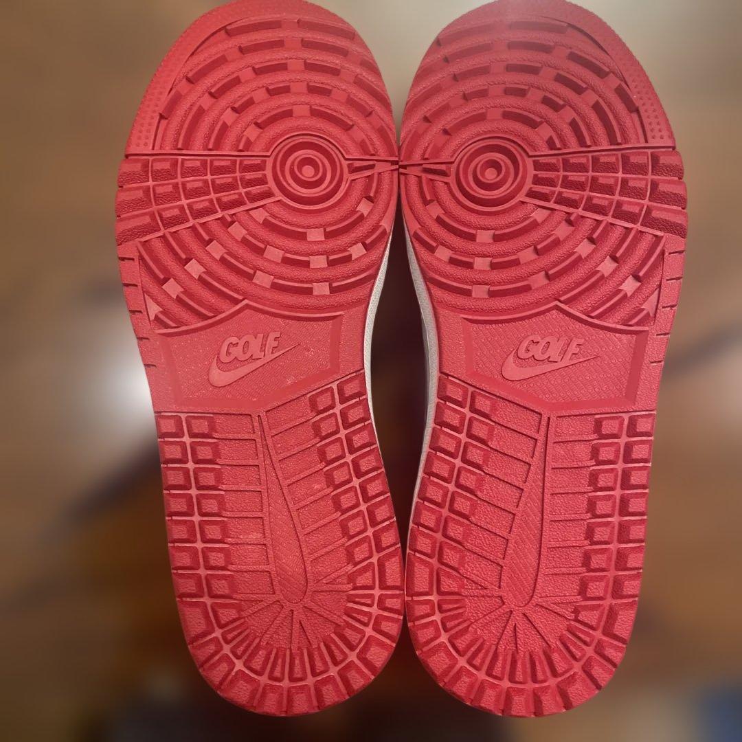 【新品未使用】ナイキエアジョーダン1ゴルフ　トリコロールカラー　25.5cm