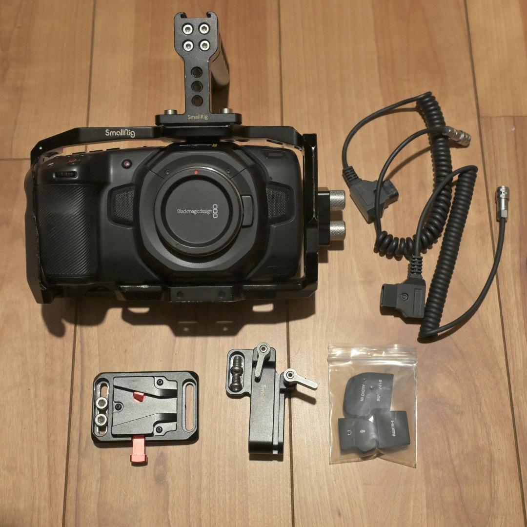【正常動作】BMPCC4K+Smallrigケージ+付属品多数 SMALLRIG BMPCC 4K & 6K Cage for Blackmagic Design Pocket Cinema