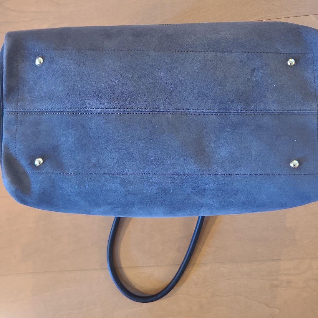 chiiiibag スエードビックボストン グレー チーバッグ - メルカリ