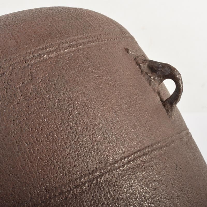 茶道具 釜師 畠春斎作 立俵釜 鉄釜 共箱 M 6614C - メルカリ