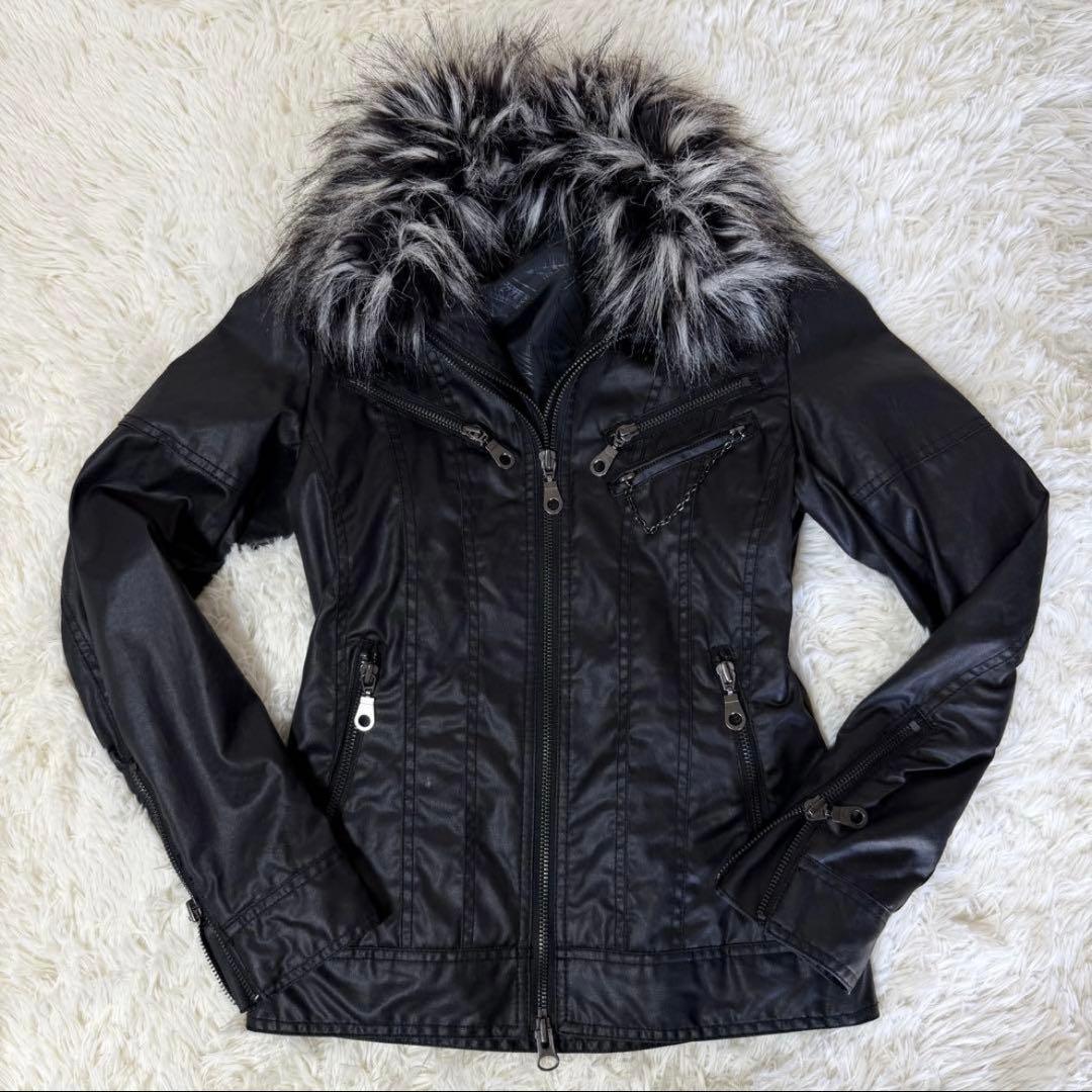 00s archive fuga coating fur jacket - メルカリ
