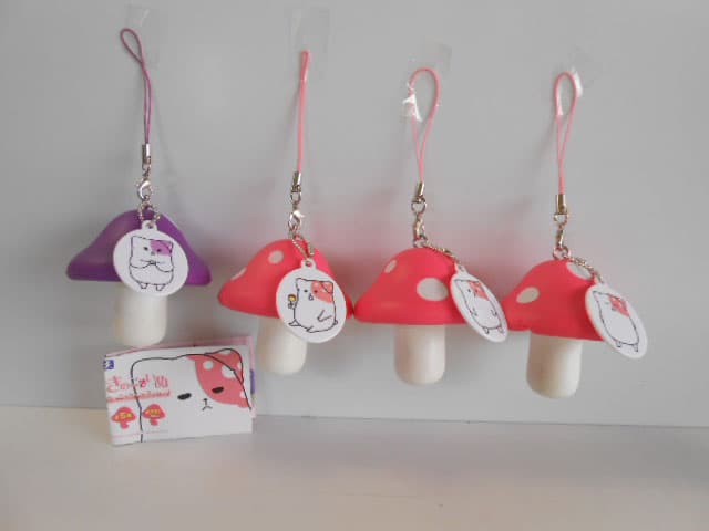 ♯Kti17AF きのこいぬ きのこ スクイーズ ストラップ 人気4種 - メルカリ