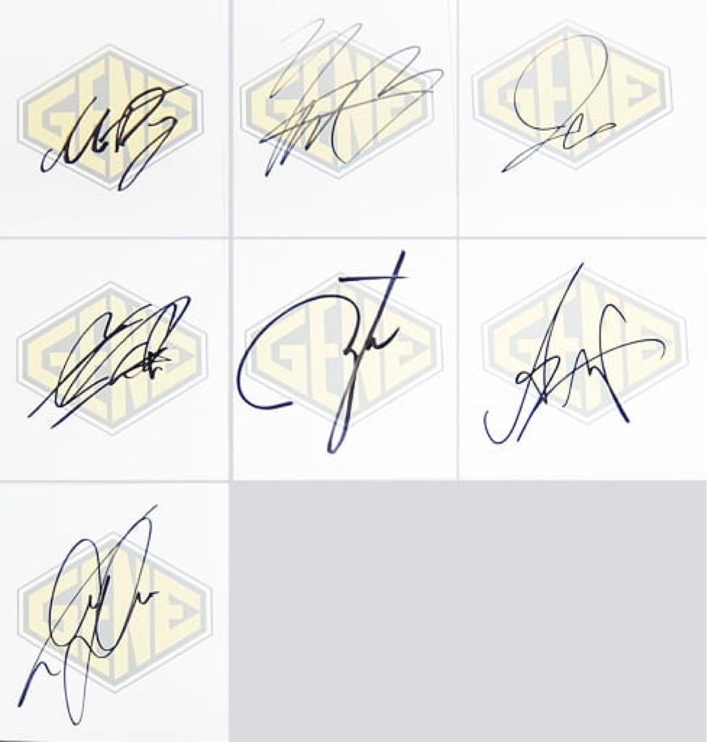 GENERATIONS メンバーソロ直筆サイン色紙(7枚セット) - メルカリ