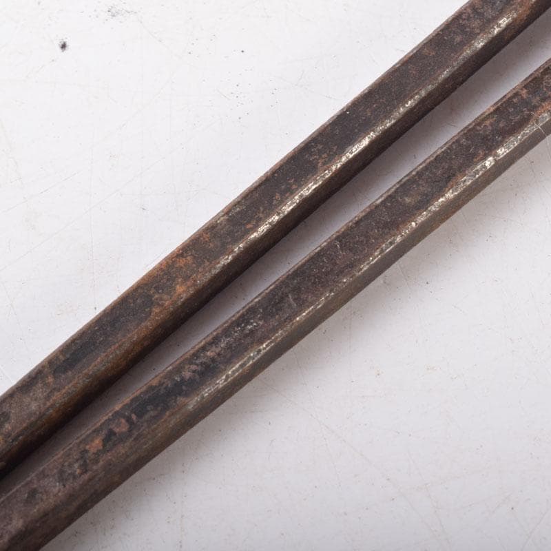 茶道具 内藤四郎作 古鉄 火箸 二種二組 共箱 C 7511 - メルカリ