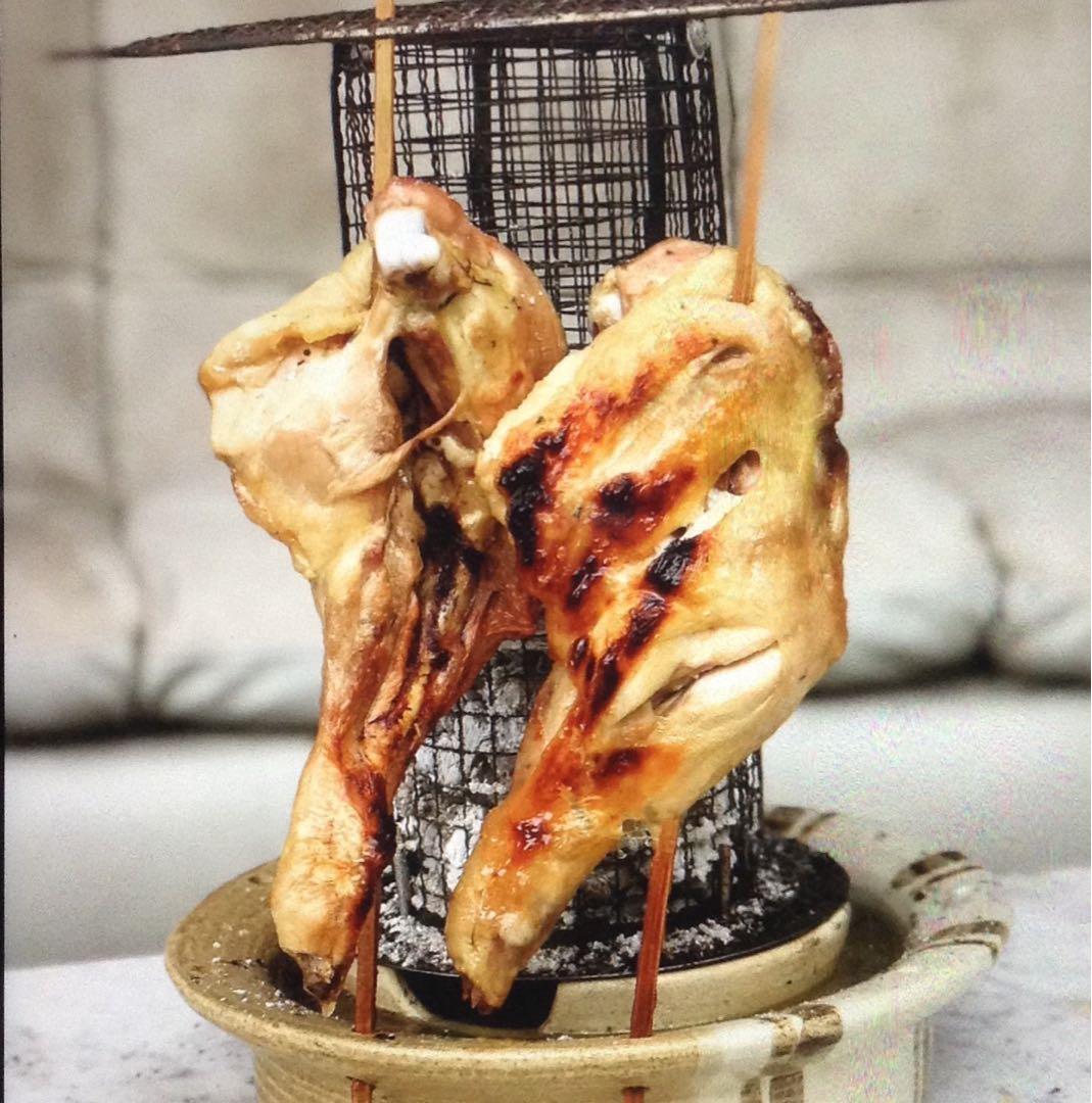 美濃焼】串匠~金結昌(くじゃく)~ 串物を炭焼き 七輪/魚/肉