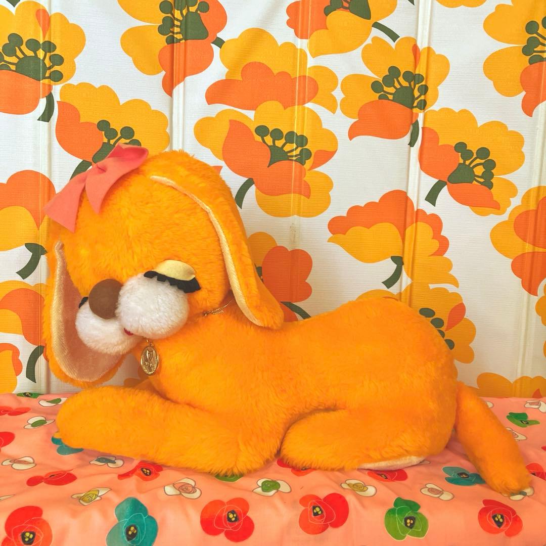 昭和レトロ レトロポップ 犬 ワンコ ぬいぐるみ 当時物 新品未使用 タグ付き