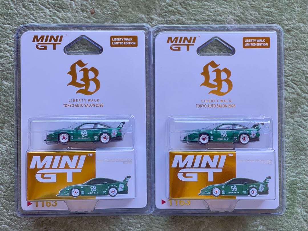 MINI GT 日産 180sx LBWK 東京オートサロン 限定 2個セット - メルカリ