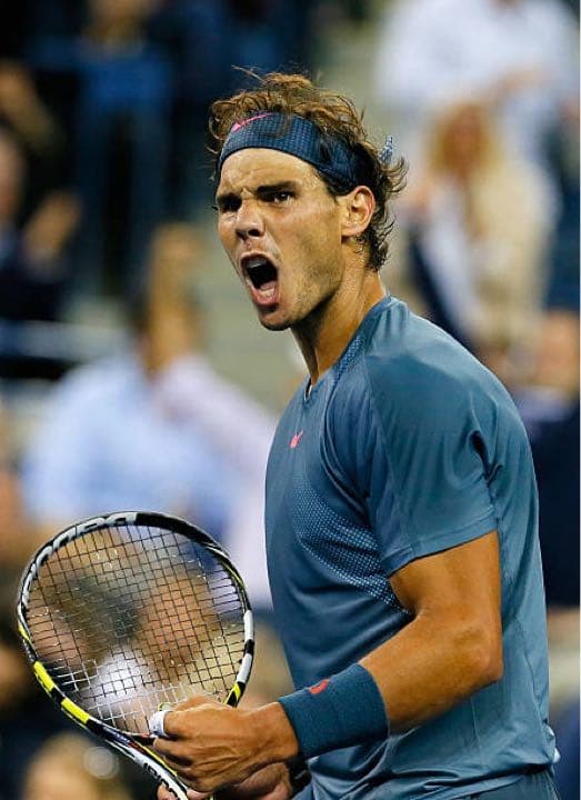 ナイキ ナダル 2013 全米オープン 優勝シャツ #ポロ - メルカリ