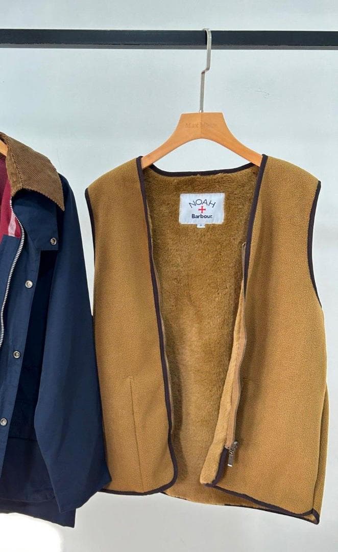 Barbour×noahネイビー ジャケット フリースライニング - メルカリ