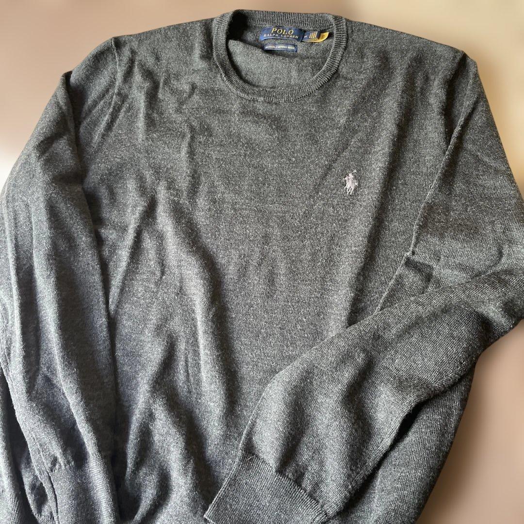 Polo Ralph Lauren グレー セーター M - メルカリ