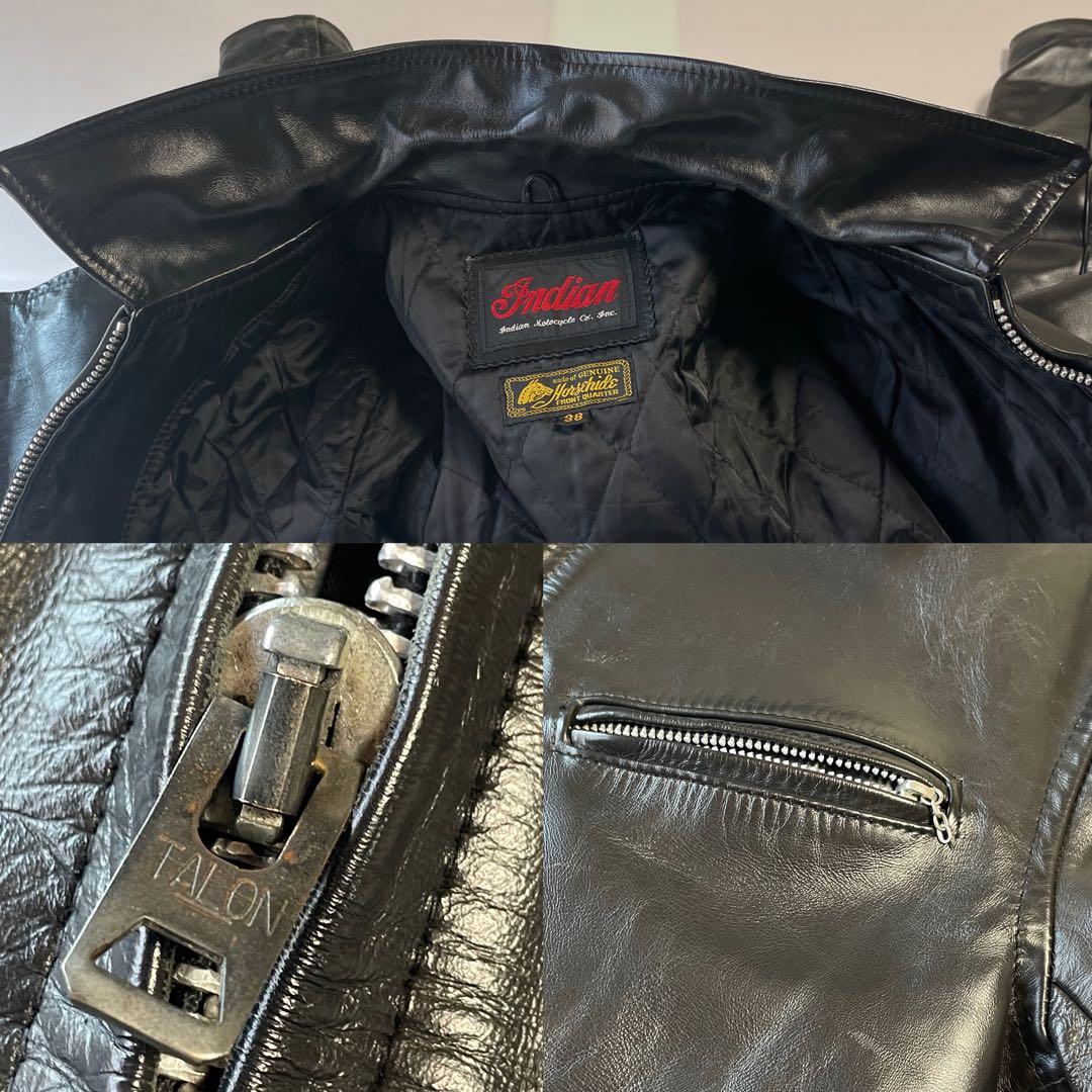 インディアンモーターサイクル 馬革 シングル レザージャケット ホース