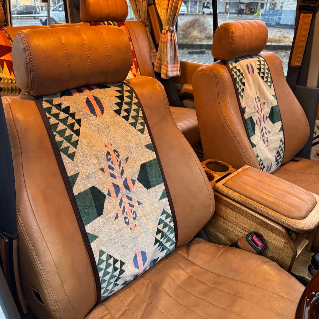 78プラド ペンドルトン シートエプロン 2枚セット ランクル ジムニー