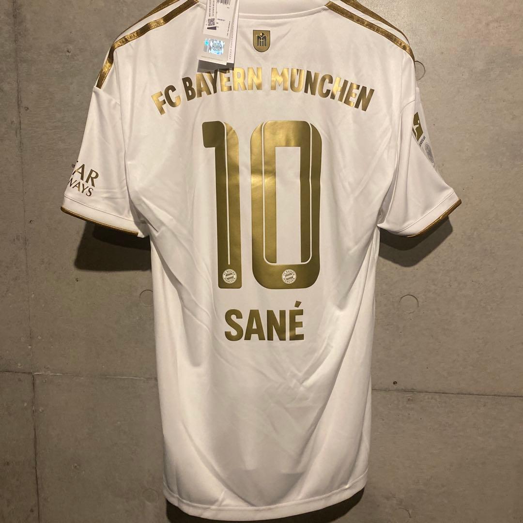 ザネ　バイエルン・ミュンヘン　22/23　アウェイ　リーグ仕様 adidas バイエルンミュンヘン 22/23 ユニフォーム アウェイ 半袖