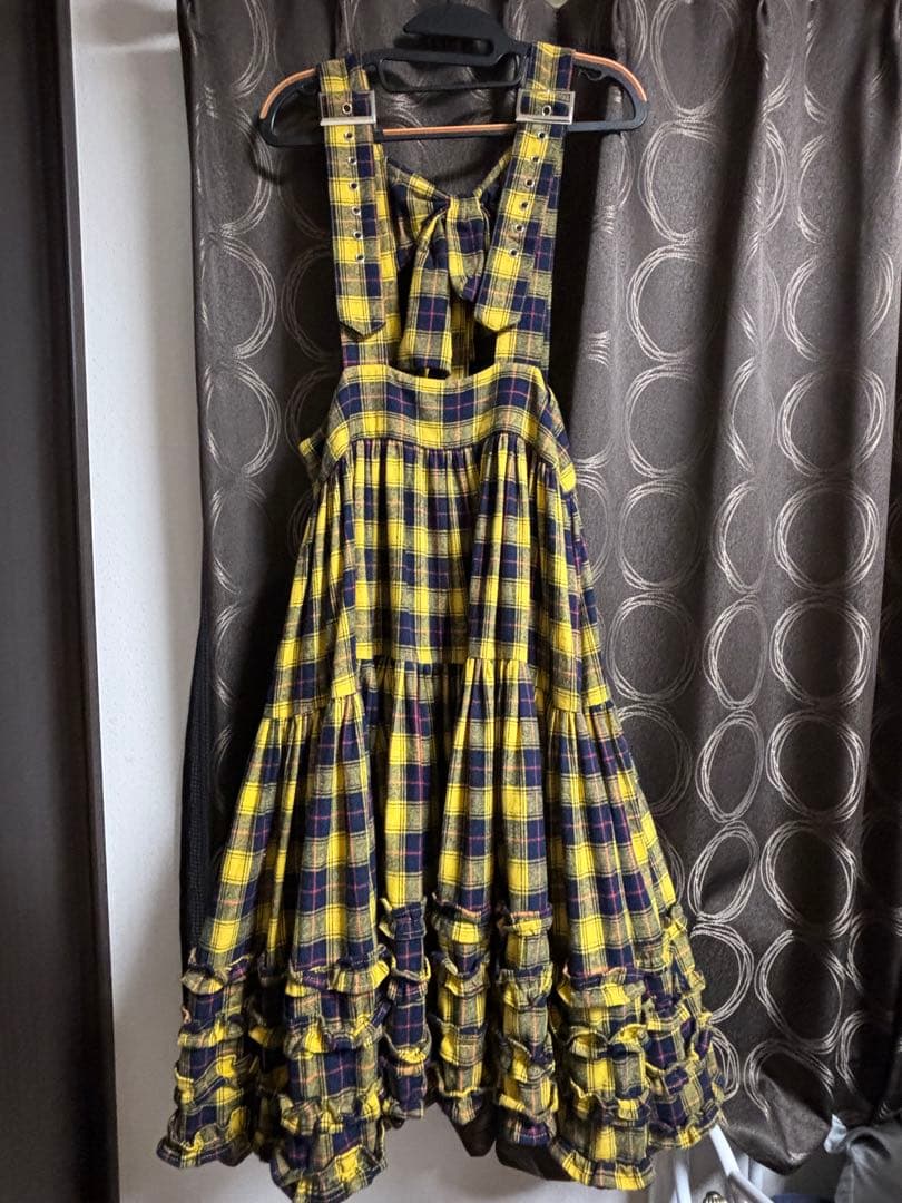 HEIHEI 吊りリボンスカート YELLOW - メルカリ