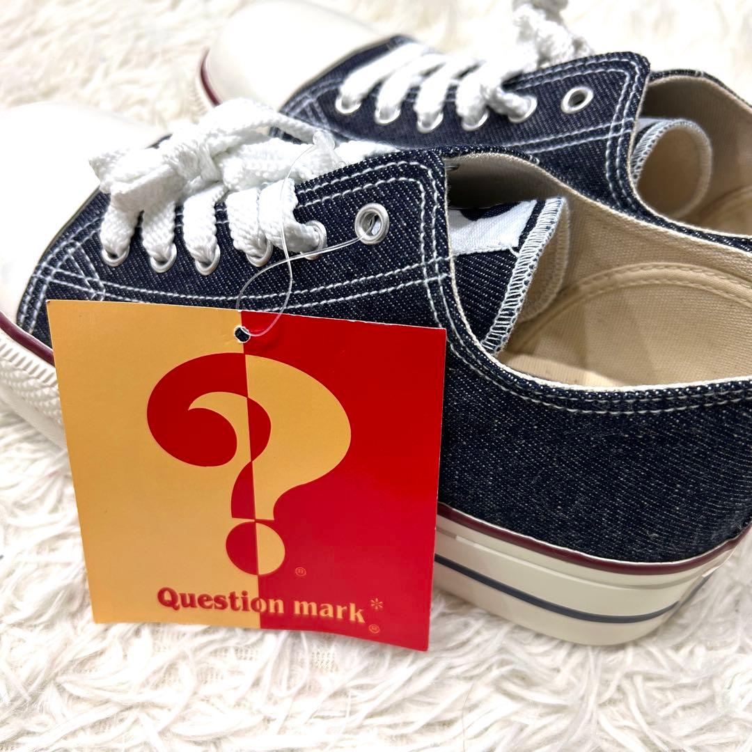 タグ付✨Question mark 厚底スニーカー 90's レア デニム 平成 - メルカリ