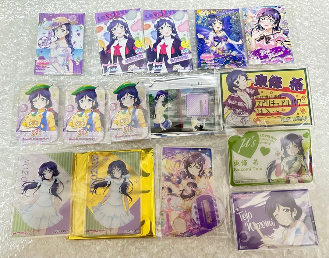 ラブライブ!μ's　東條希　アクリルスタンド　缶バッジ　セット　56点まとめ売り