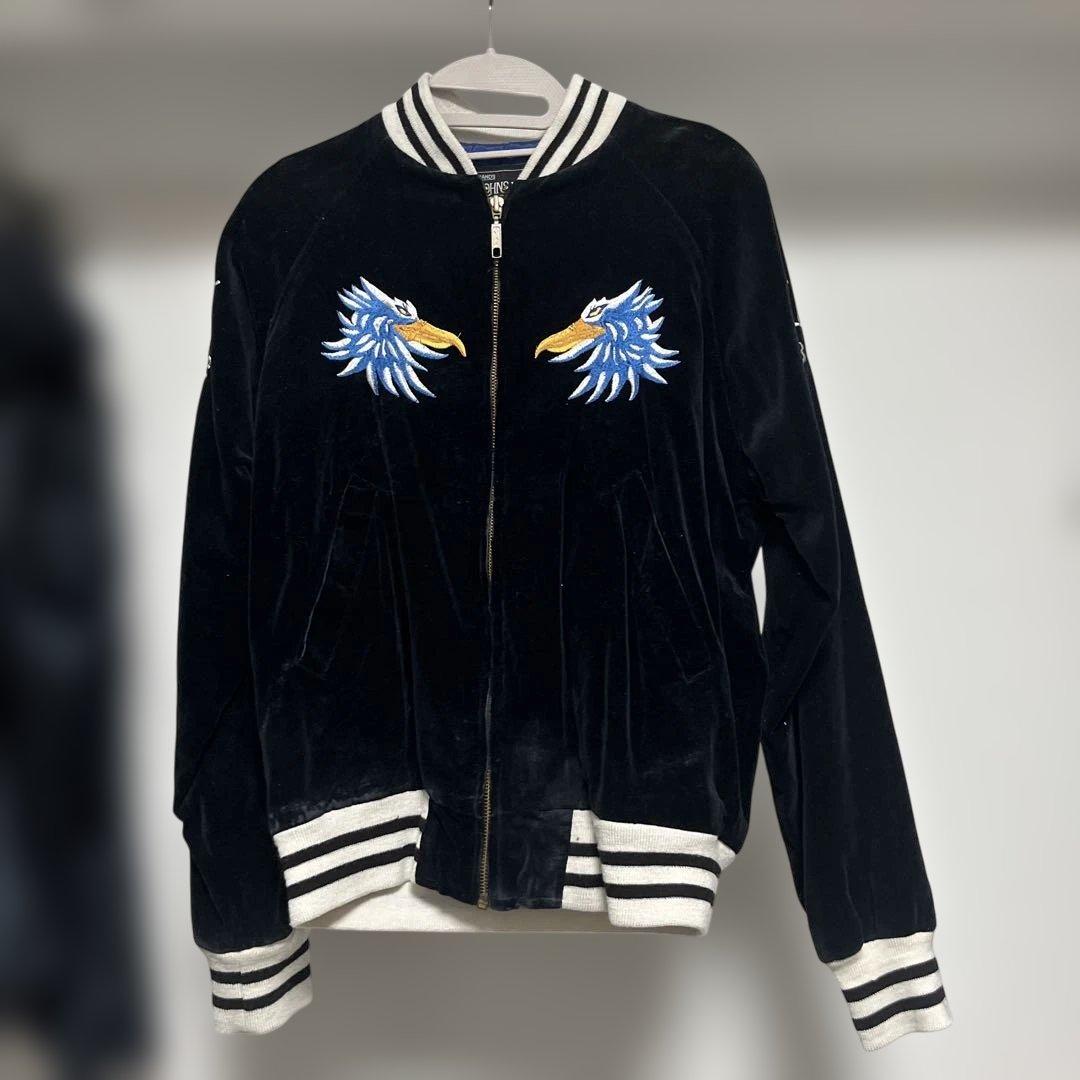 90s OCTPUS ARMY JOHNS HAMER 別珍 ベロア スカジャン - メルカリ