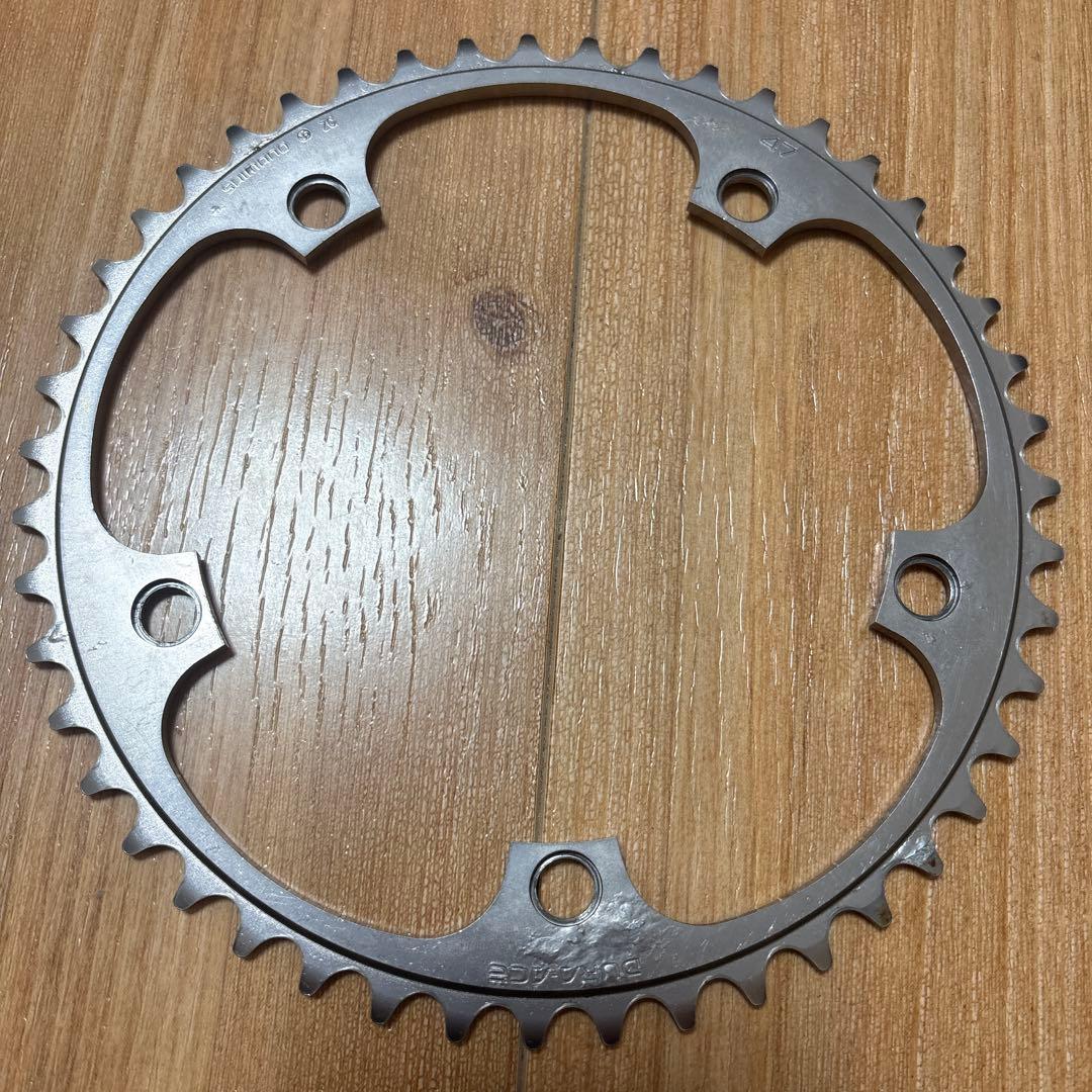 NJS シマノ デュラエース 47T チェーンリング 大ギア 競輪 ピスト