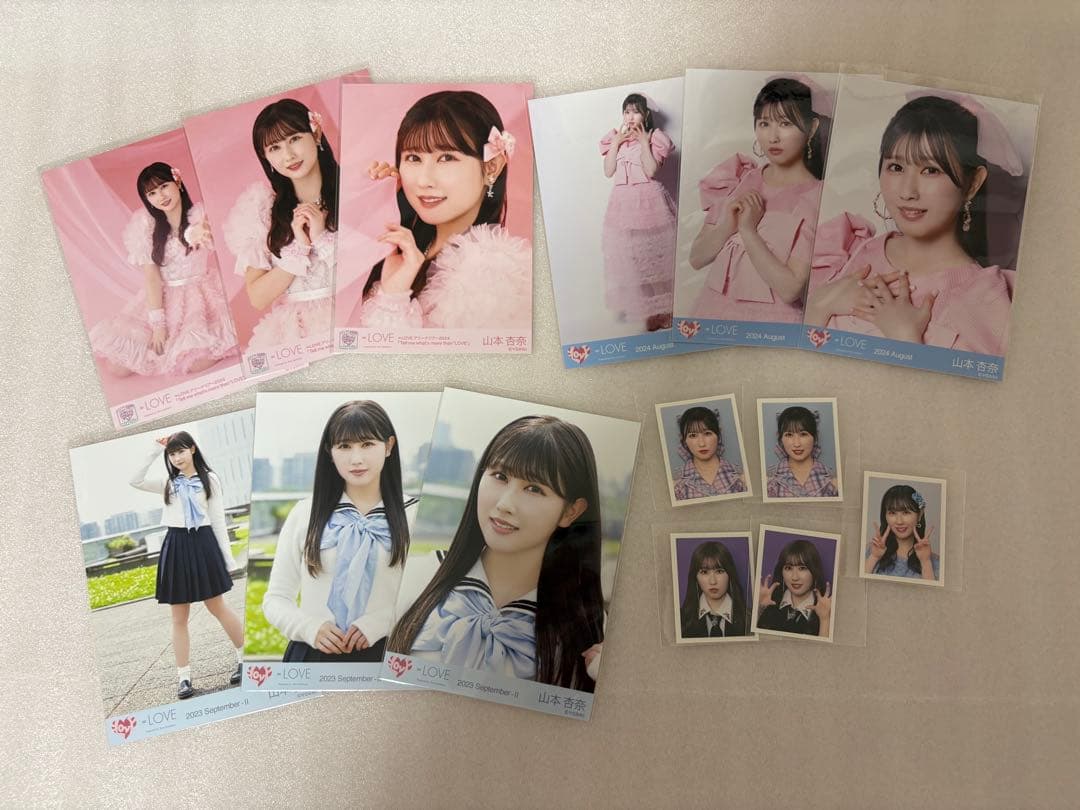 LOVE 山本杏奈 まとめ売り 生写真 IDphoto イコラブ - メルカリ