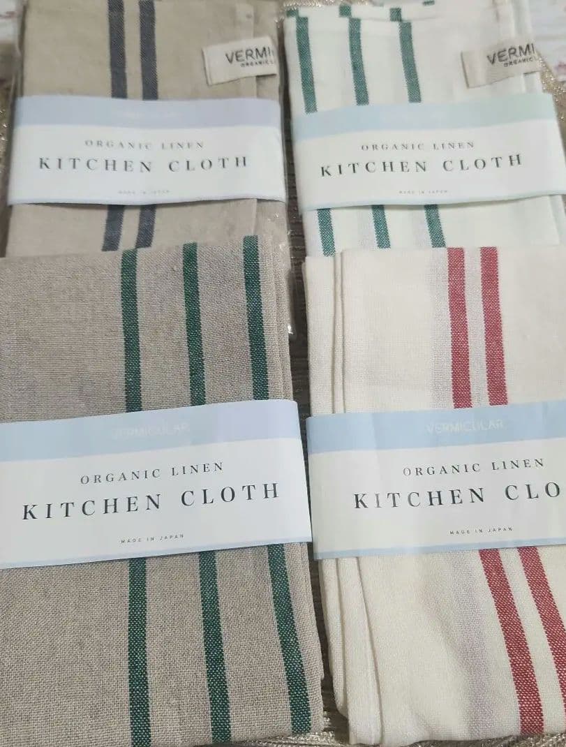 【14520円相当/交渉○】バーミキュラ オーガニックリネンキッチンクロス4枚 I00002075main23091204r8851_s.jpg