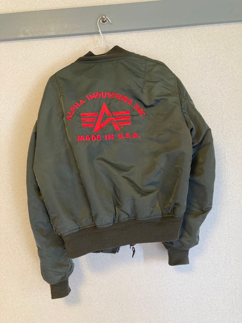 819 アルファインダストリーズ MA-1フライトジャケット USA製 L - メルカリ
