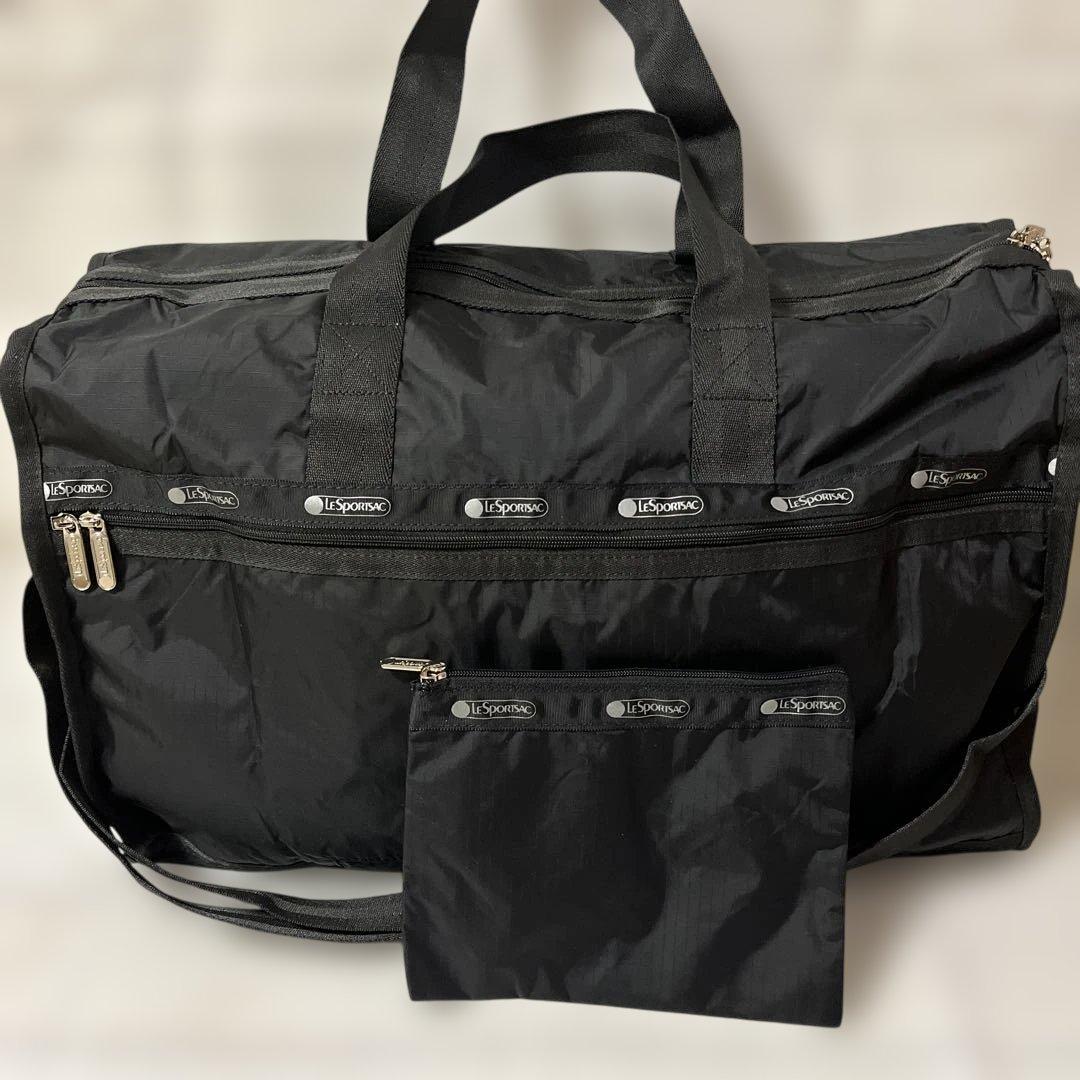 ⭐︎新品未使用⭐︎レスポートサック　ボストンバッグ　ブラック LeSportsac（レスポートサック） ボストンバッグ DELUXE MED WEEKENDER