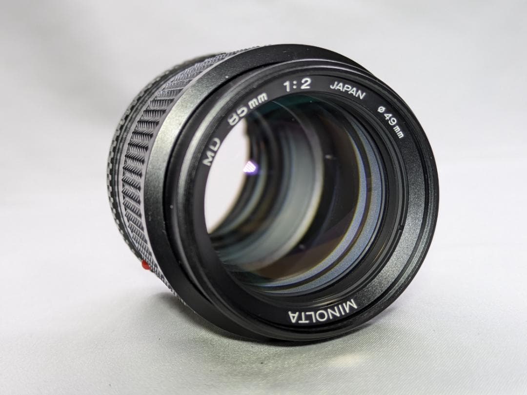 極美品 MINOLTA MD 85mm f/2 レンズ #284 - メルカリ