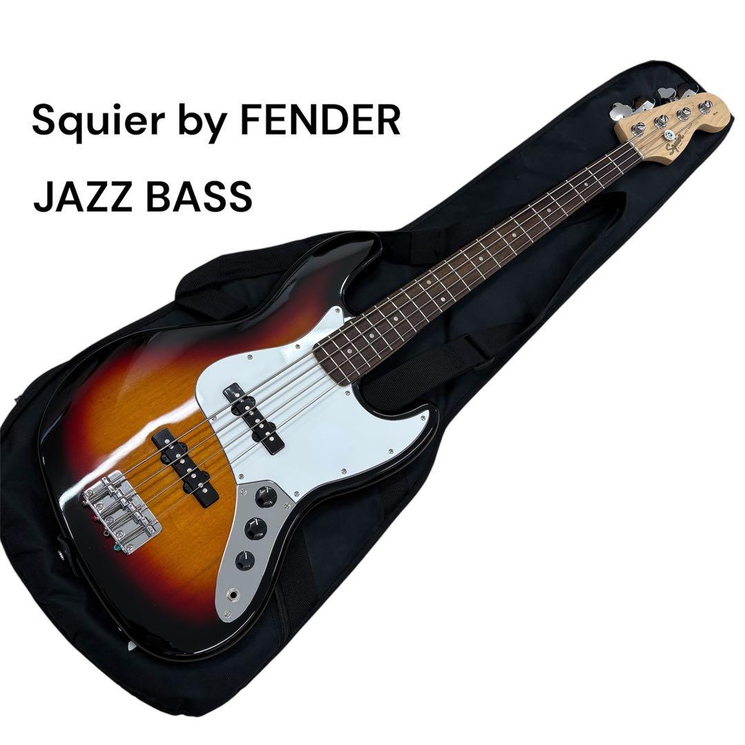 Squier Jazz Bass ベース　fender ケース付き Squier by Fender Contemporary Active Jazz Bass HH Maple