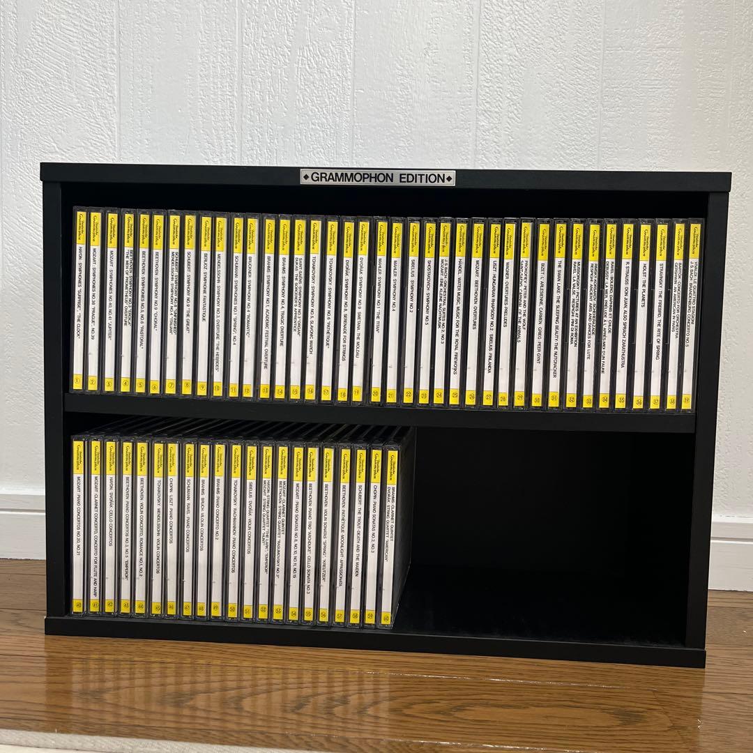 ※最終値下げ！【レア・限定特典CDラック付き】グラモフォンCD全60枚セット ドイツ・グラモフォン創立120周年記念BOX [直輸入盤][特別限定盤][CD