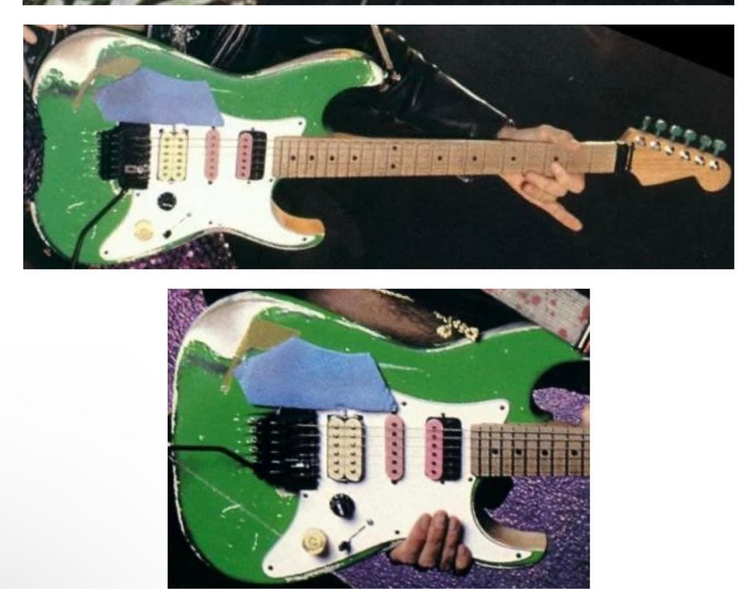 Charvel steve vai Green Meanie風MOD - メルカリ