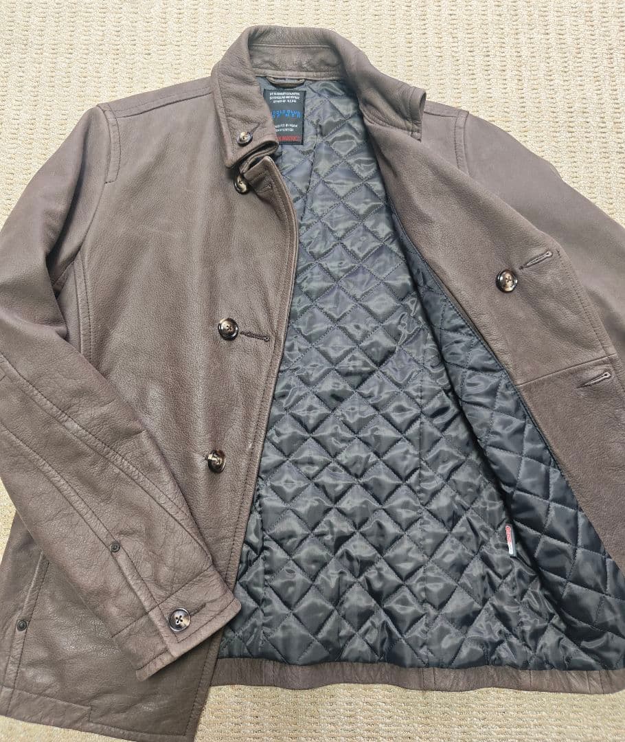 NICOLE CLUB FOR MEN】牛革レザージャケット 48 ブラウン系 - メルカリ