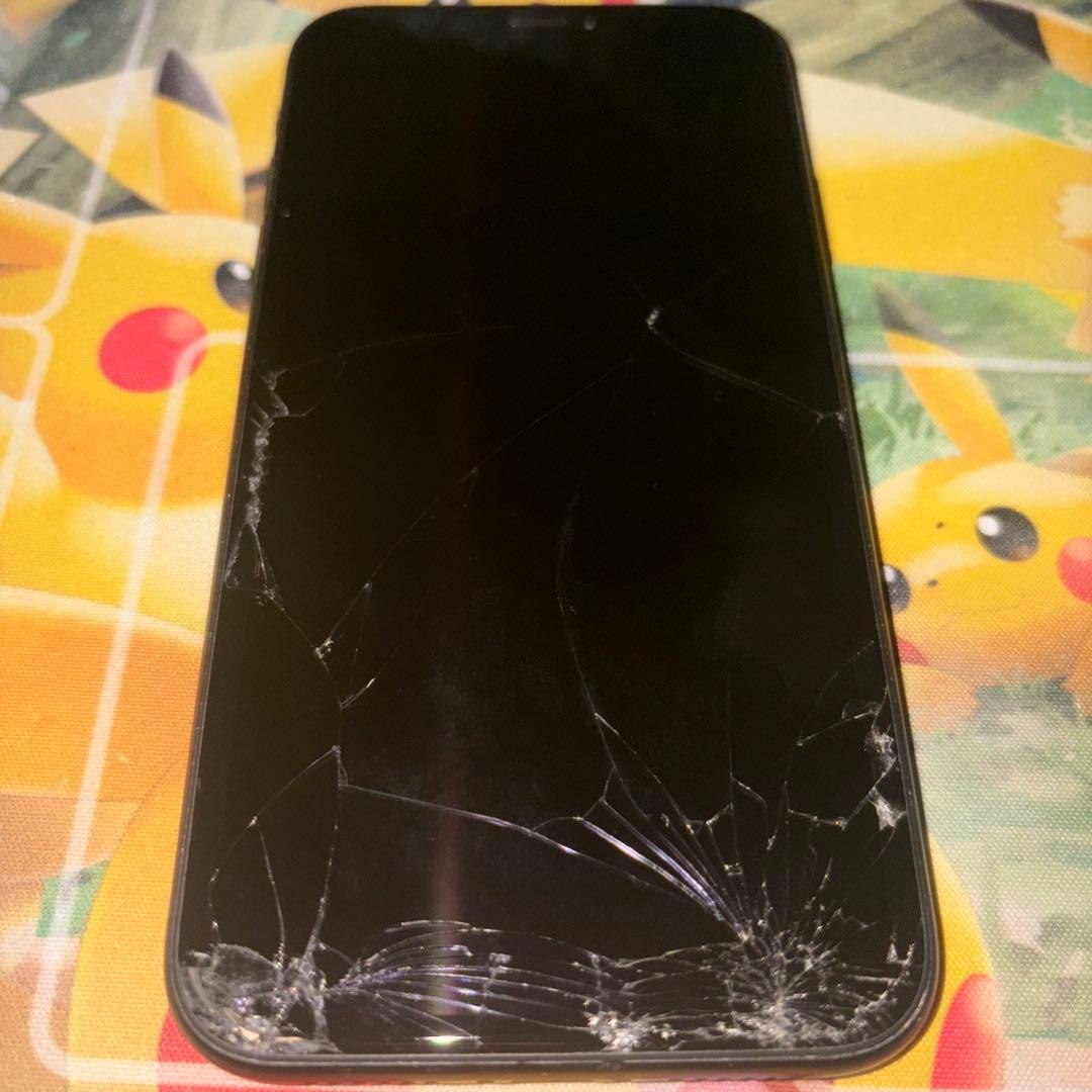 Apple iPhone XR 本体画面割れあり iPhone XR 64GB 画面にひび割れあり