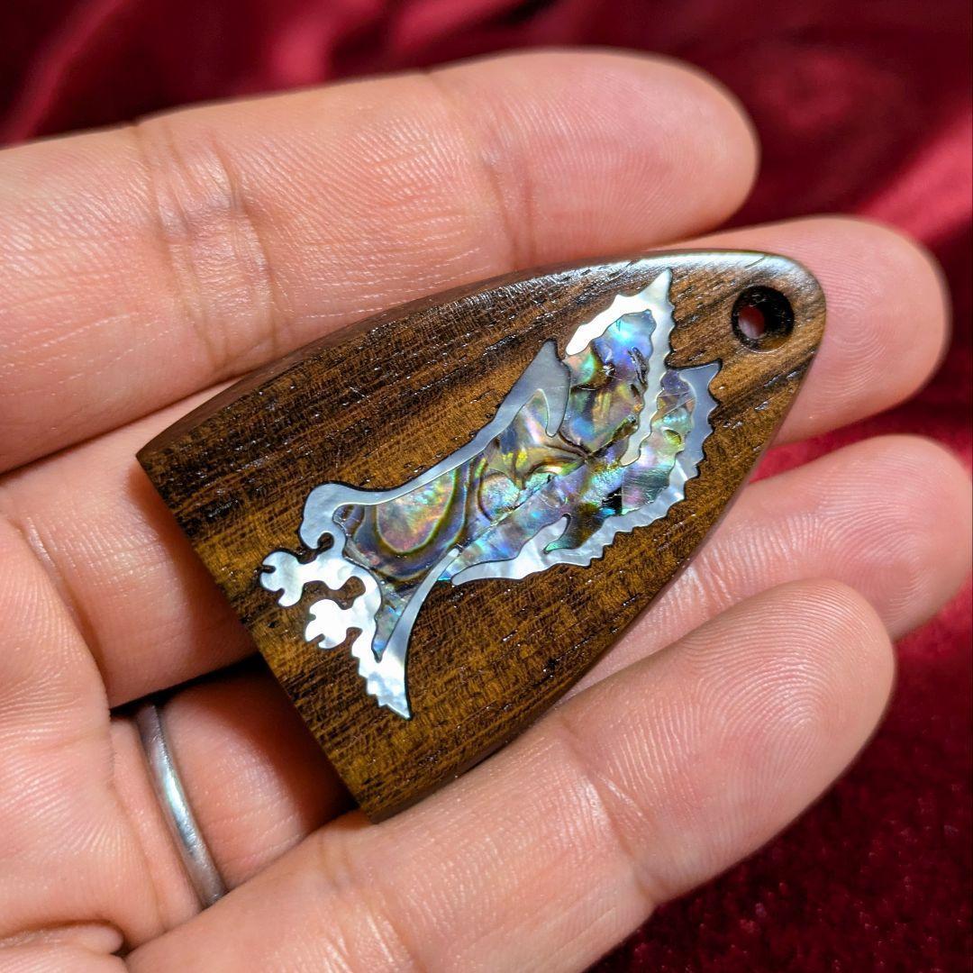 PRS　ローズ製　フレームドイーグル トラスロッドカバー RENSPOIM PRS ローズウッド製 フレームドイーグル トラスロッドカバー USIRNSS