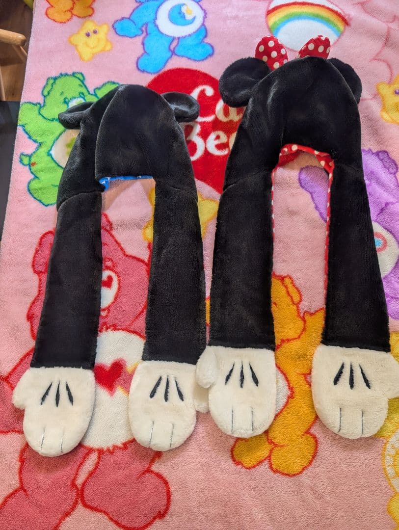 ディズニー ミニー ミッキー マフラーキャップ ファンキャップ キッズ