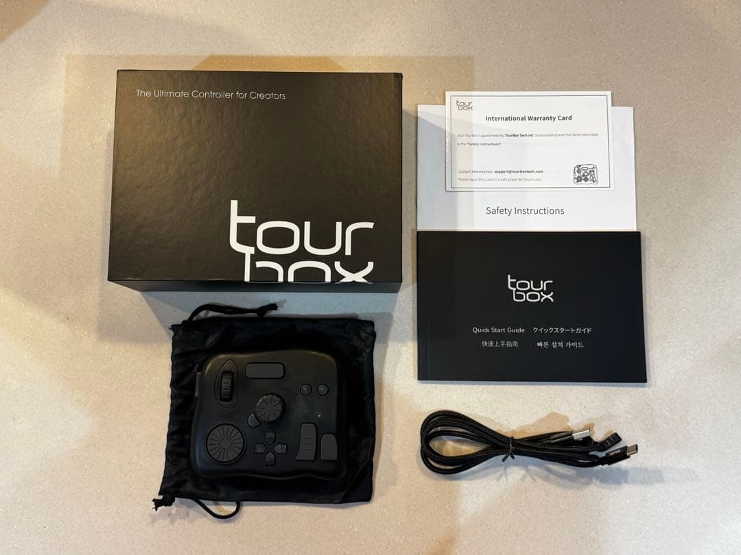 初代Tourbox(箱付き・ラバーコーティング除去済)Windows Mac - メルカリ