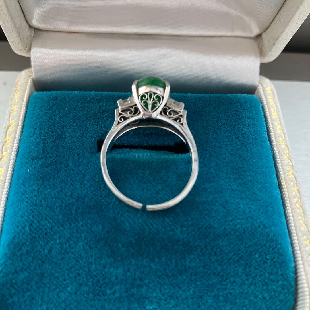 蜜*様 三越 翡翠指輪 - メルカリ