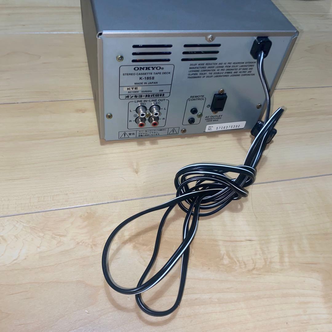 Onkyo K-185Ⅱ カセットデッキ - メルカリ