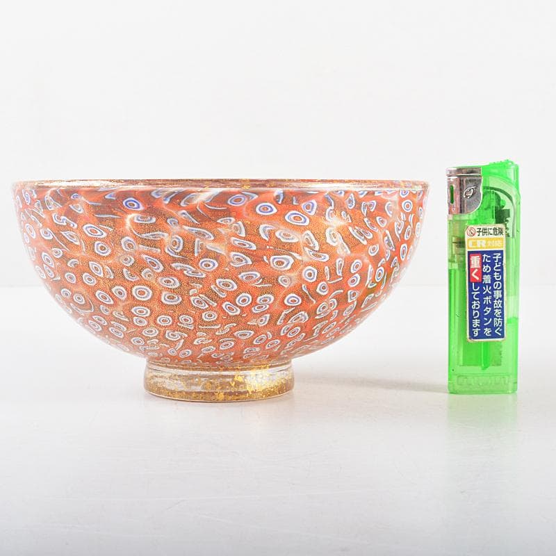 茶道具 ガラス工芸 金彩 茶碗 鉢 V R5835 - メルカリ