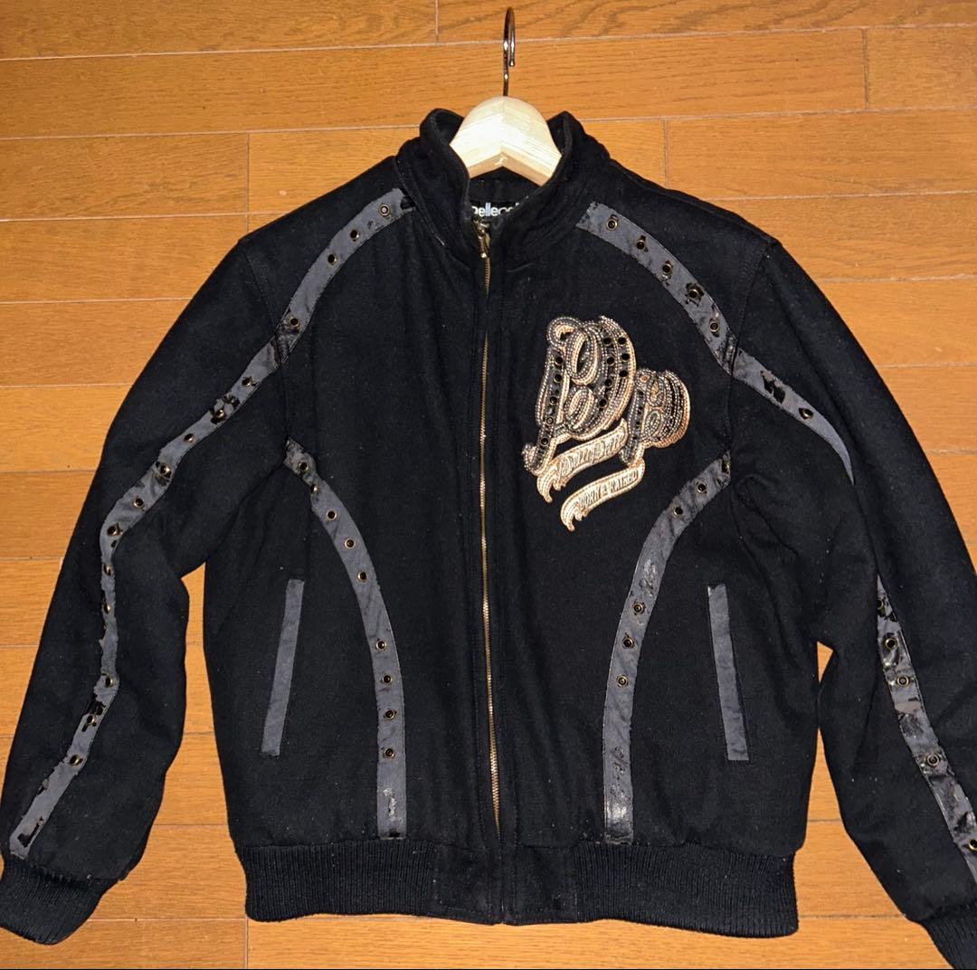 激レア pelle pelle ペレペレ ウール✖︎レザー ジャケット