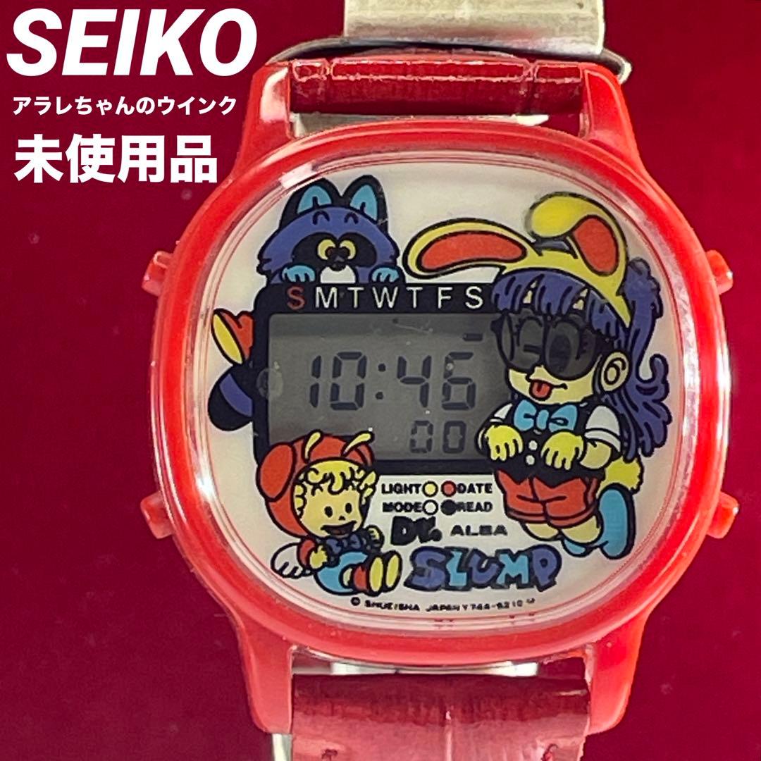 未使用 SEIKO アニメタイム ドクタースランプ アラレちゃん 日本製