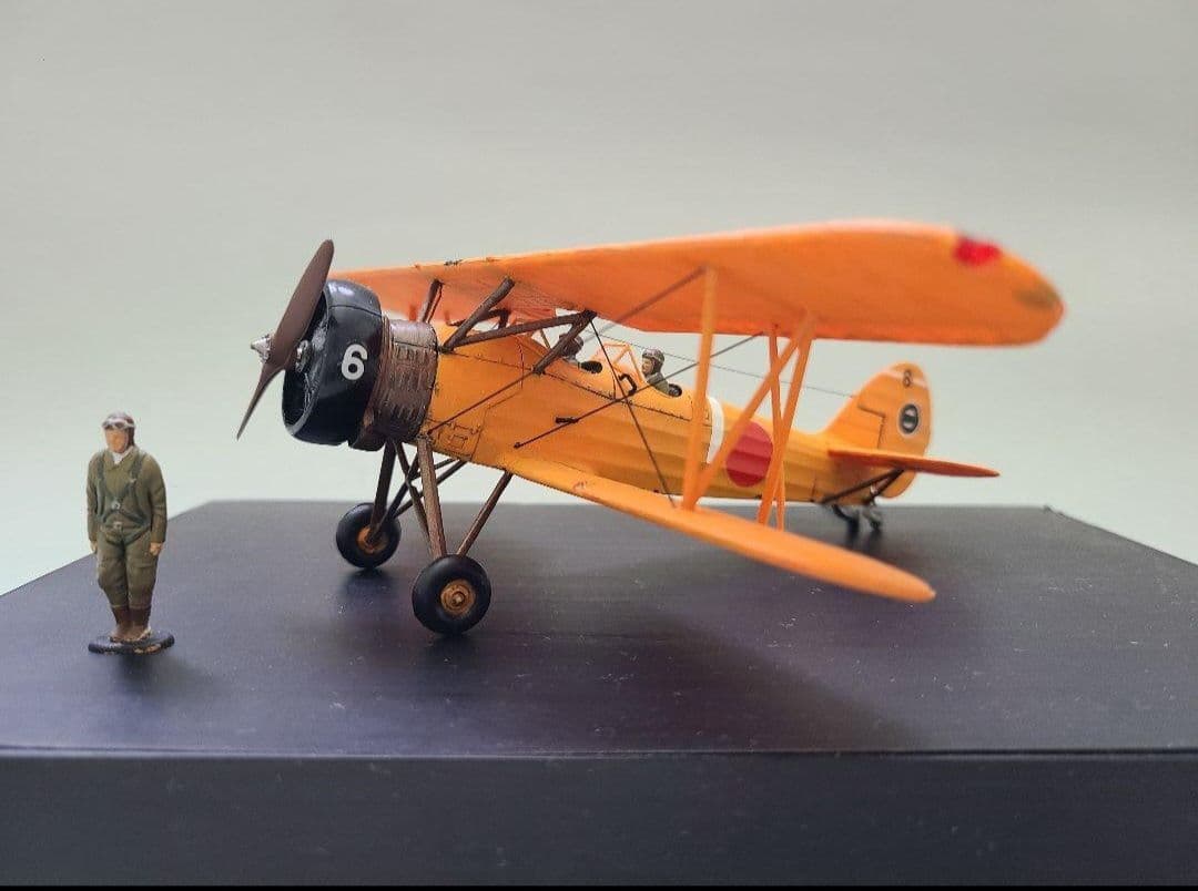 tomoya様専用 九五式中間練習機(赤とんぼ)リアルモーターライズ完成品