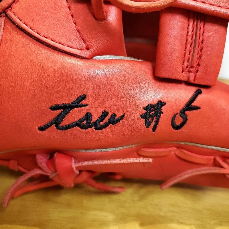 デサント 日本製 新庄剛志モデル シルエットデザイン 外野用 軟式