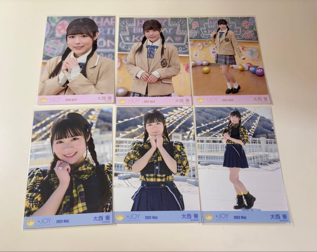 即購入◎】≒JOY ニアジョイ 大西葵 生写真 22コンプ まとめ売り