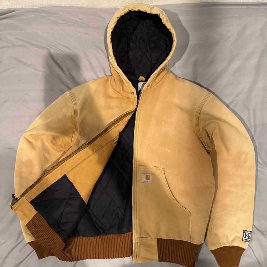 カーハート　アクティブジャケット　USA製　125 周年 125周年記念モデル カーハート アクティブジャケット USA製 ダック地