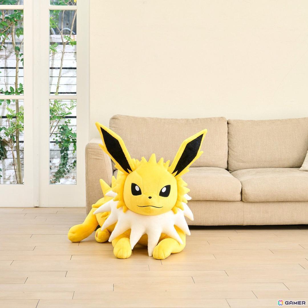 ブイズ等身大 ポケモン ぬいぐるみ サンダース 抽選販売】ぬいぐるみ 等身大サンダース 寝そべり ｜【公式】ポケモン