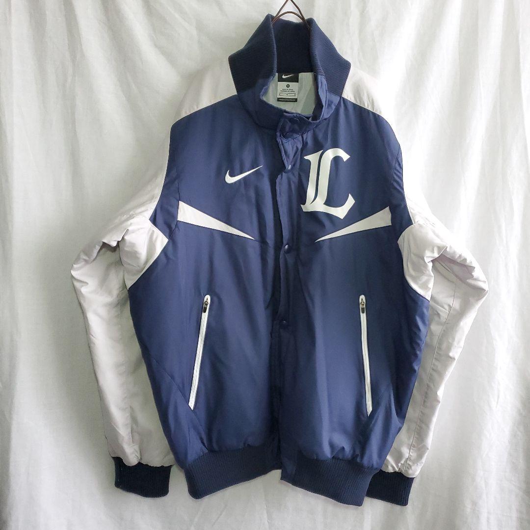 NIKE ナイキ 埼玉西武ライオンズ ジャケット 野球 スタジャン レオ 紺
