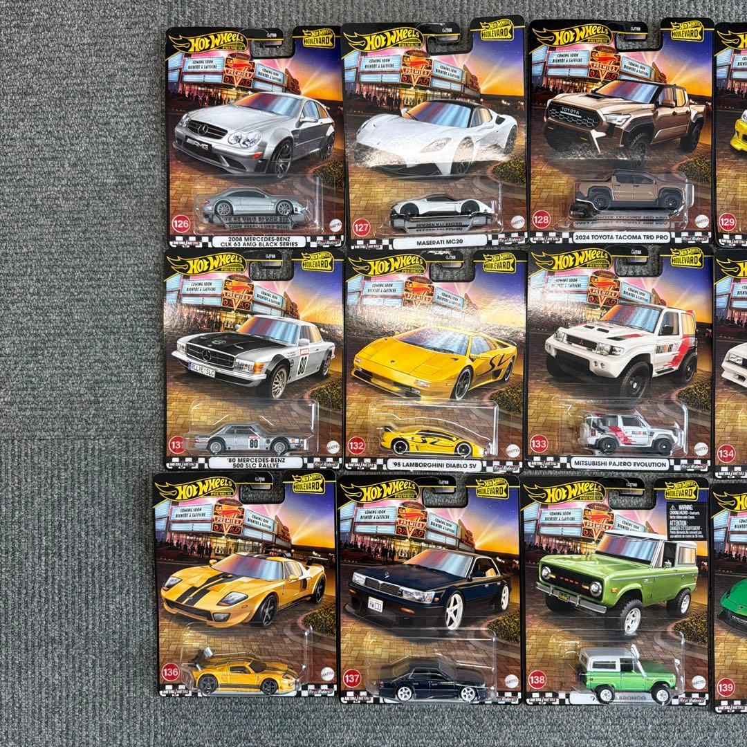 ホットウィール　ブルーバード74台セット