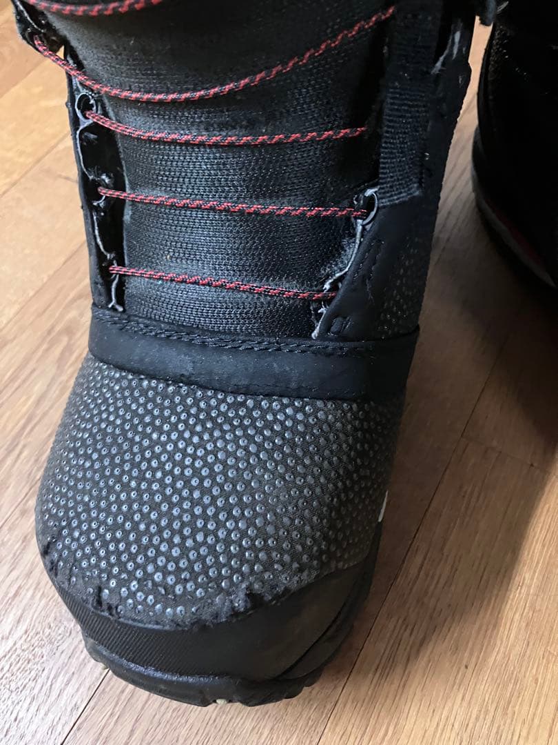 スノーボードブーツ(男性用) 黒/赤/緑 SLX